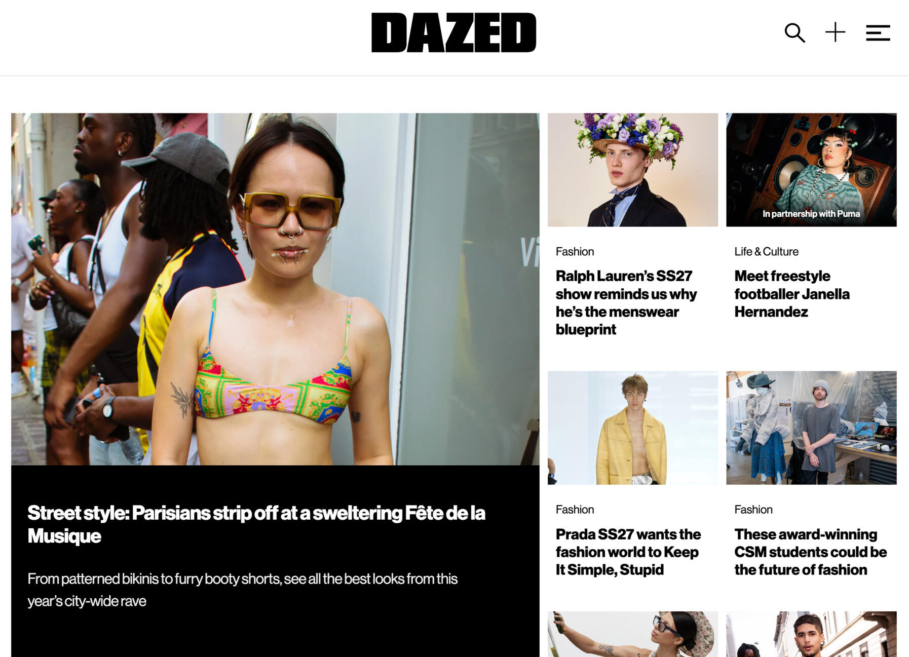 Dazed Feature